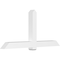 Ekena Millwork Eugene Architectural Grade PVC Gable Bracket, 84"W x 38 1/2"H x 6"D x 6"F, 11/12 Pitch GBP084X39X0606EUG00 - alternate 1